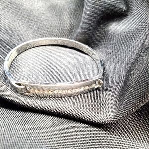 New Silver and stone bracelet